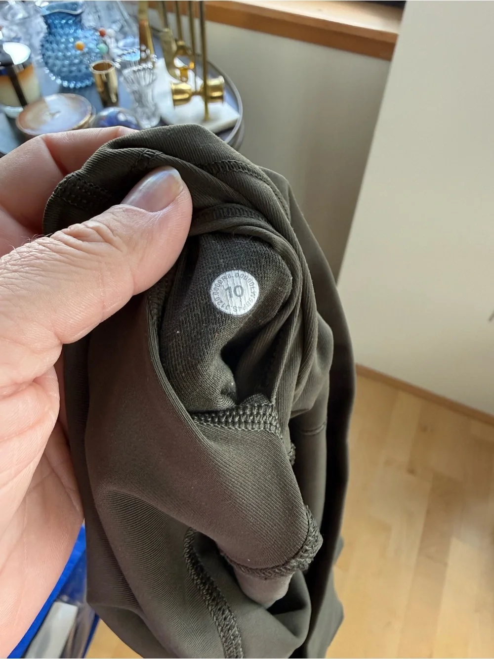 Lululemon High-Rise Sculpting Leggings in Dark Olive